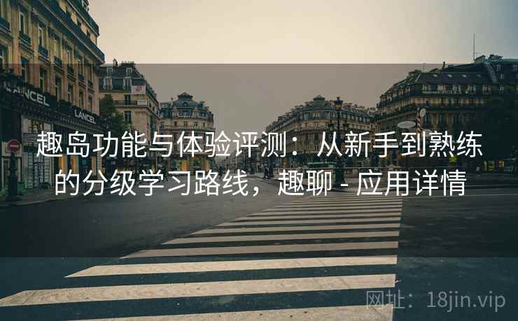 趣岛功能与体验评测：从新手到熟练的分级学习路线，趣聊 - 应用详情