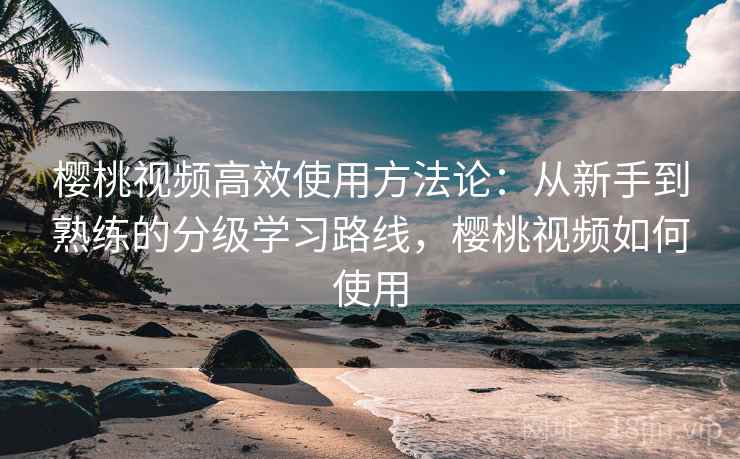 樱桃视频高效使用方法论:从新手到熟练的分级学习路线,樱桃视频如何使用 樱桃视频高效使用方法论:从新手到熟练的分级学习路线,樱桃视频如何使用