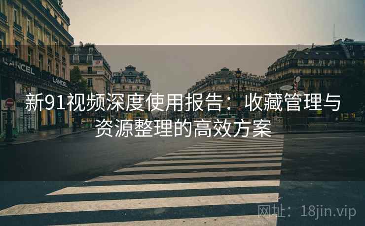 新91视频深度使用报告：收藏管理与资源整理的高效方案