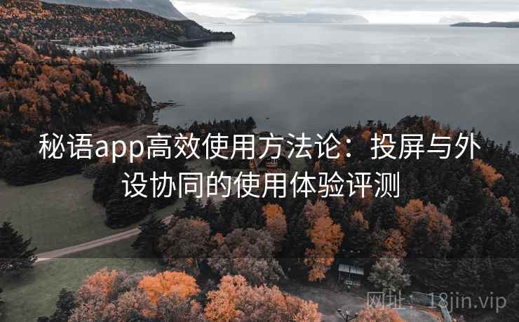 秘语app高效使用方法论:投屏与外设协同的使用体验评测 秘语app高效使用方法论:投屏与外设协同的使用体验评测