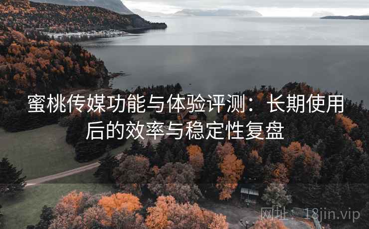 蜜桃传媒功能与体验评测:长期使用后的效率与稳定性复盘 蜜桃传媒功能与体验评测:长期使用后的效率与稳定性复盘