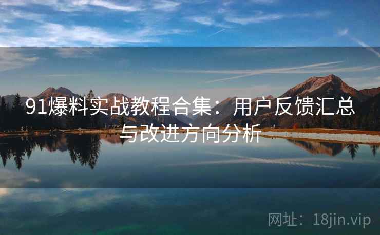 91爆料实战教程合集：用户反馈汇总与改进方向分析