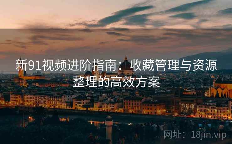 新91视频进阶指南：收藏管理与资源整理的高效方案